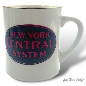 New York Central System Railroad Railway Mug Transportation Advertising
